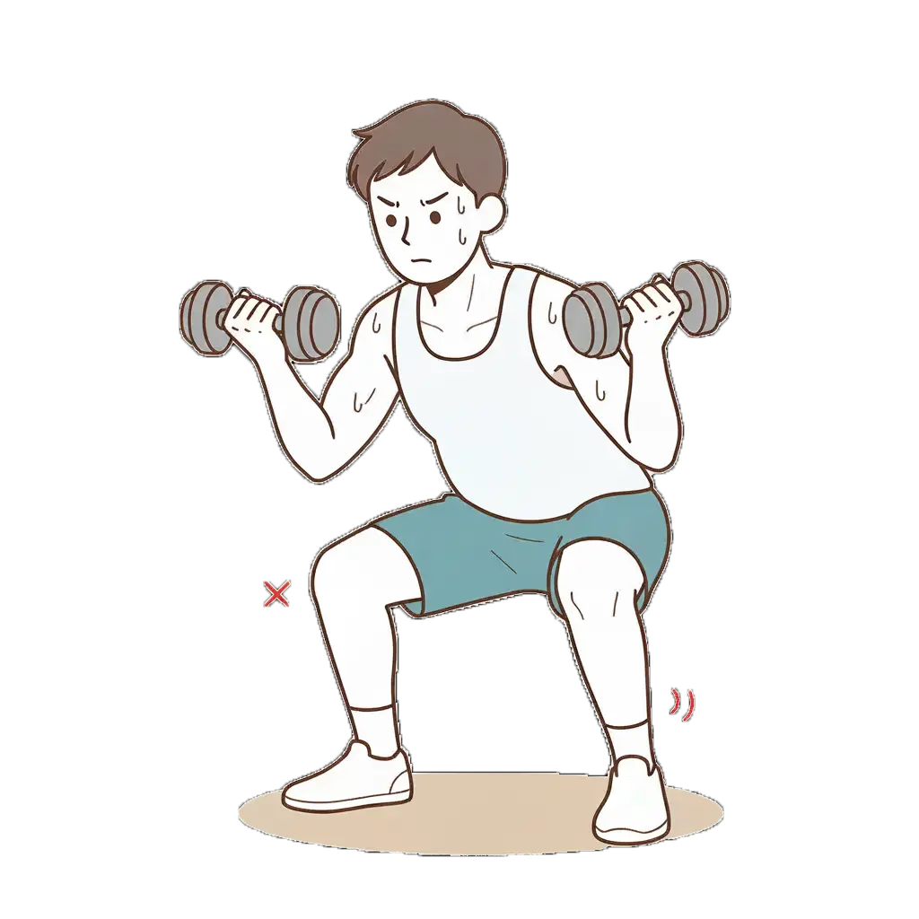 間違ったやりかたの画像